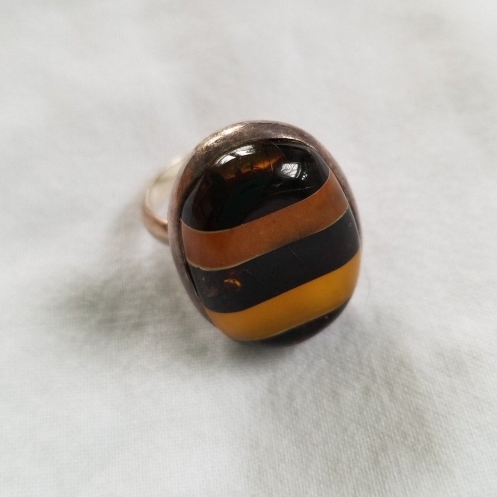 Amber ring